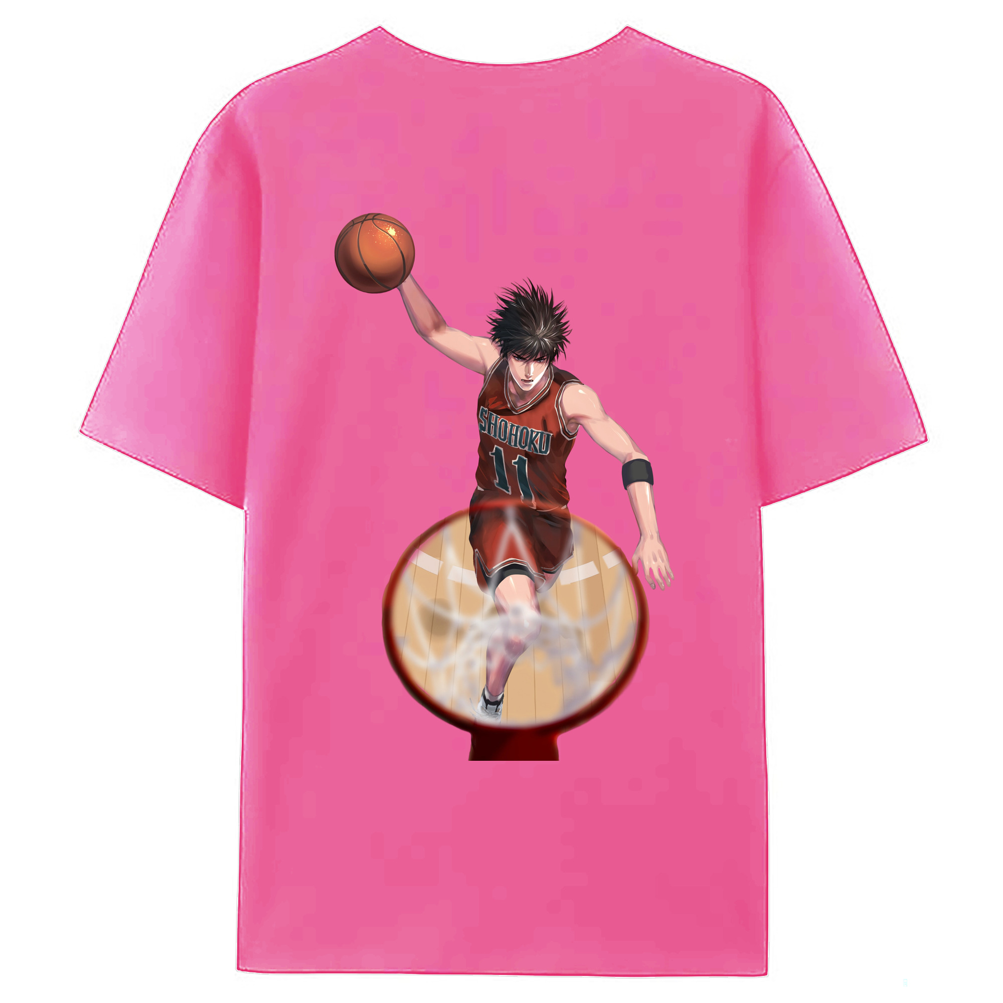（画像用） SLAM DUNK／スラムダンク レディース半袖Tシャツ(バックプリント)
